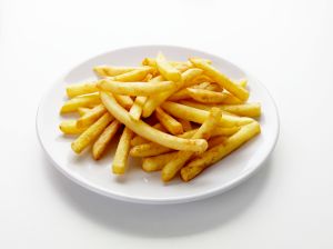 A plate of chips