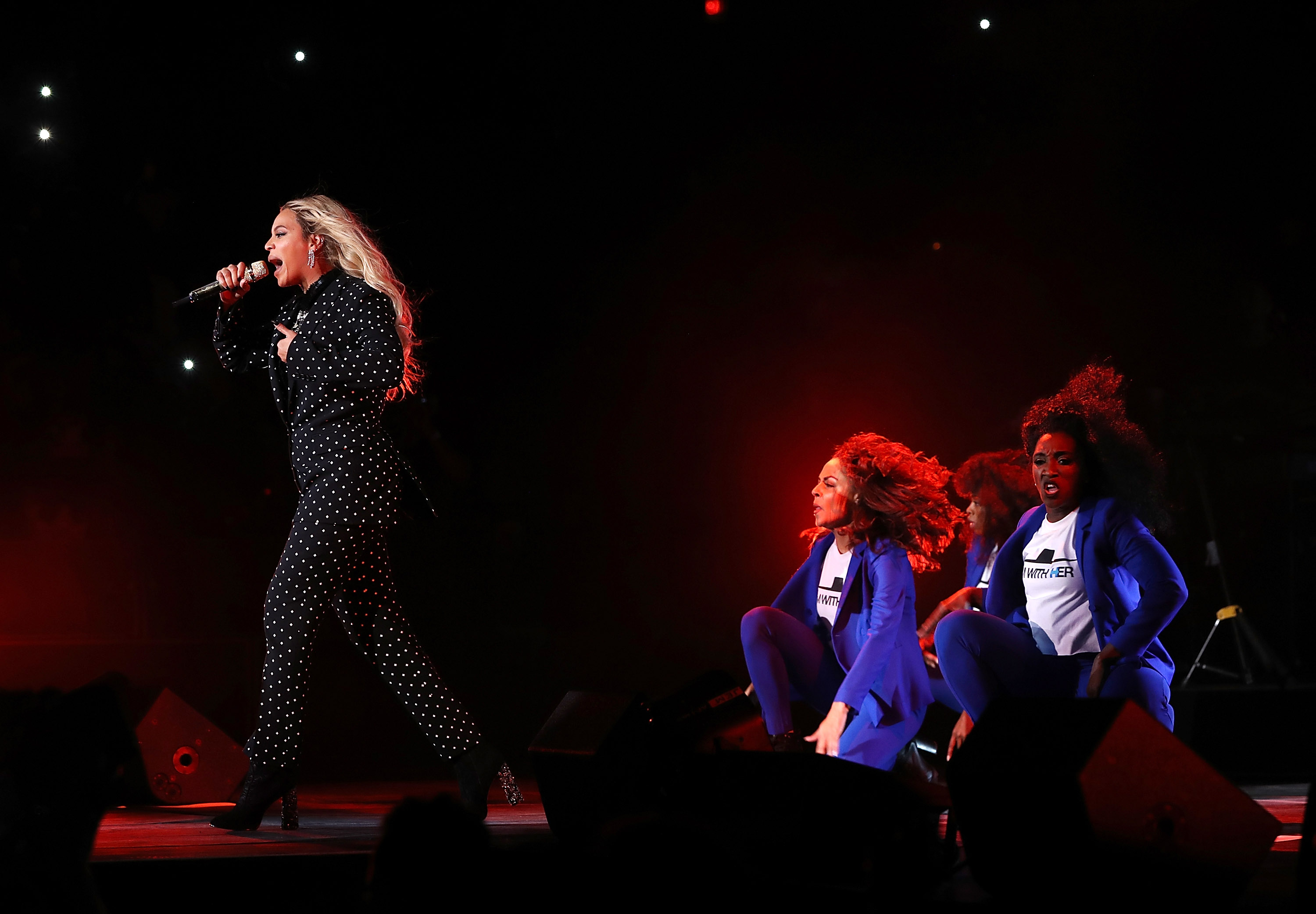 Hillary Clinton Campaigns In Key Swing States