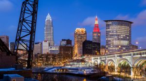 Large Panoramic, Cleveland, Ohio, America