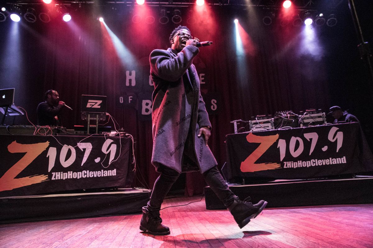Rapper Casanova at Z107.9 White Out 2019!