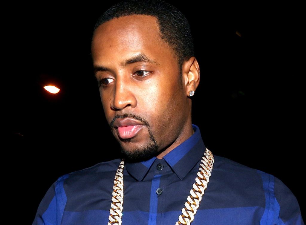 Safaree Samuels and Das Hershes arriving at BOA Steakhouse