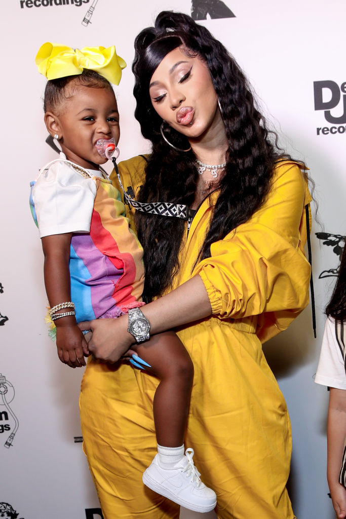 Cardi & Kulture at Teyana Taylor's "The Album" Listening Party