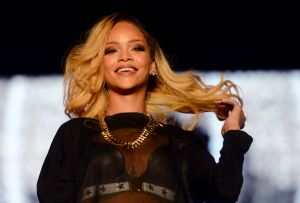 World famous Barbadian singer Rihanna